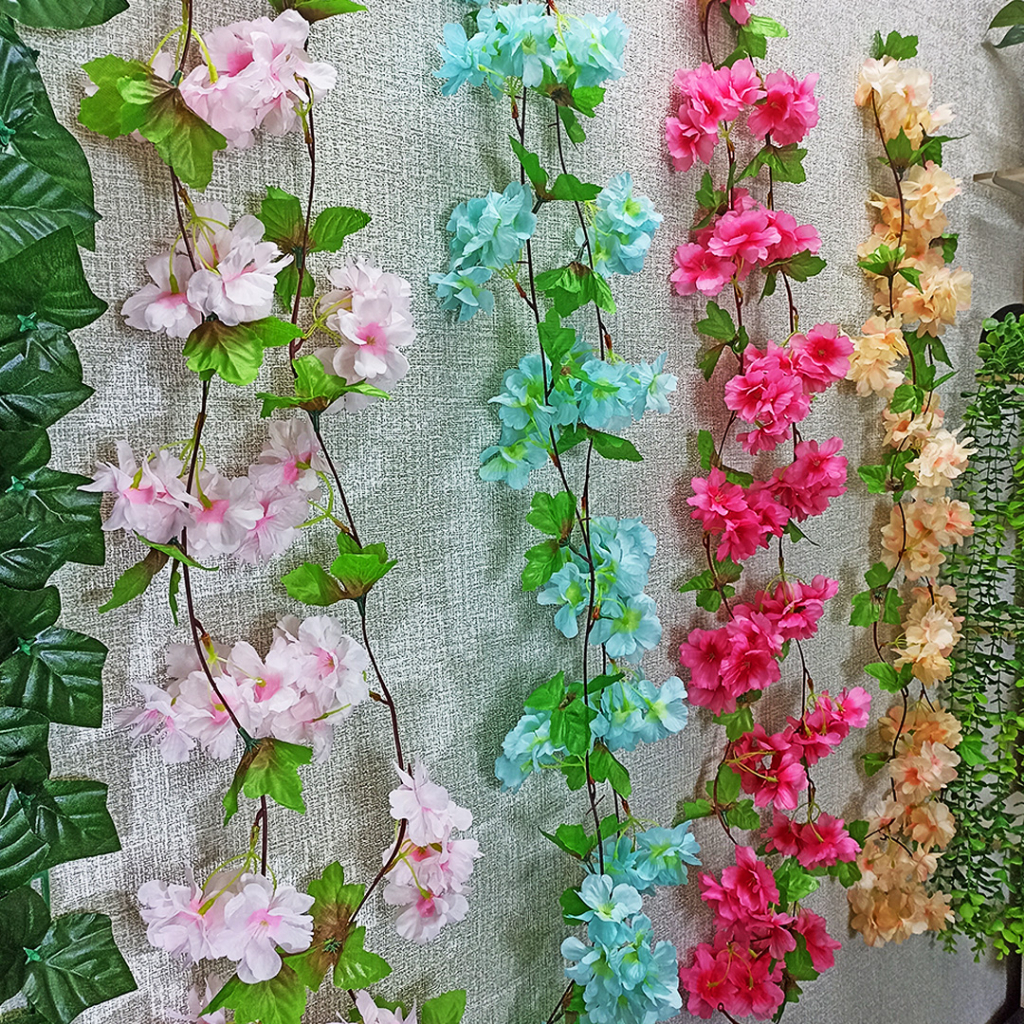 AND / COD / Bunga Cherry Blossom Hias Plastik Dekorasi Rumah Murah Import Artificial Flowers Bunga Hias PBP67