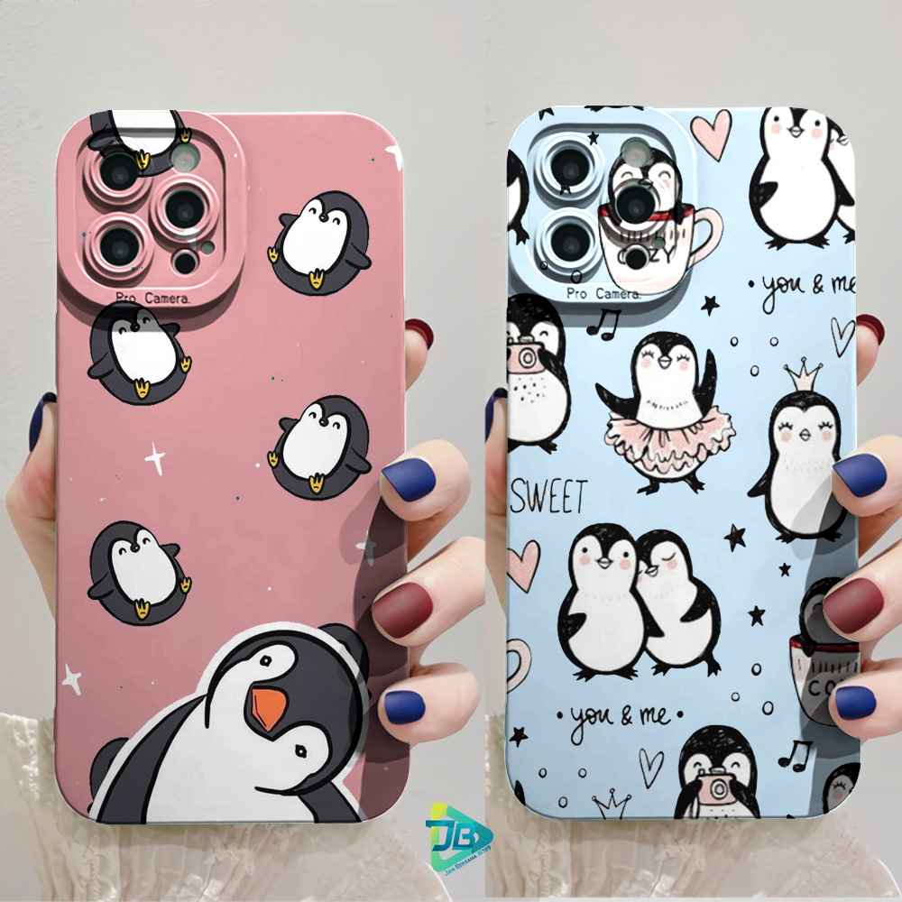CUSTOM CASE SOFTCASE SILIKON PROCAMERA PINGUIN CUSTOM OPPO A3S A1K A5S A7 A37 NEO 9 A15 A15S A16 F1S A59 A96 A52 A92 A31 A8 A33 A53 A9 A5 2020 JB9009