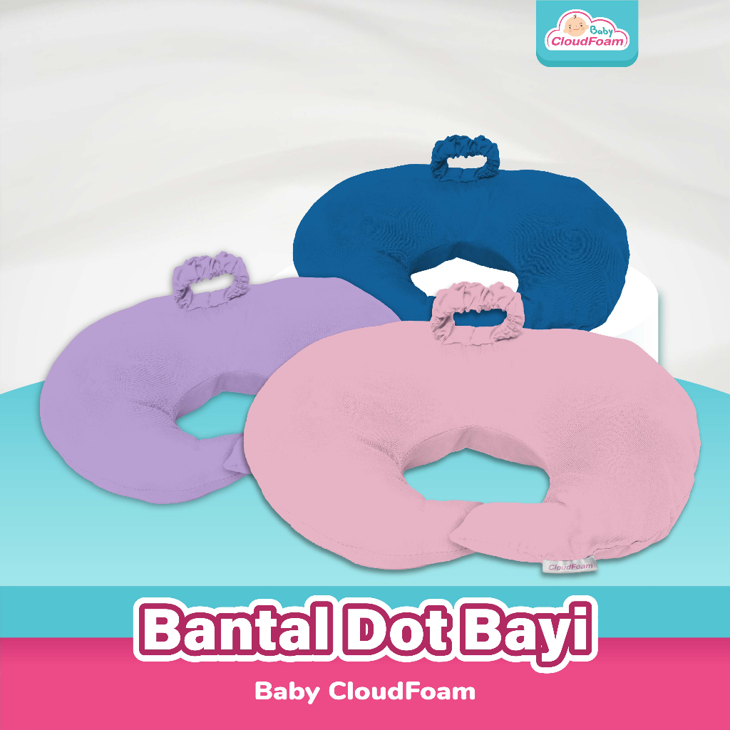 Baby Cloudfoam Bantal Dot Baby Bottle Holder