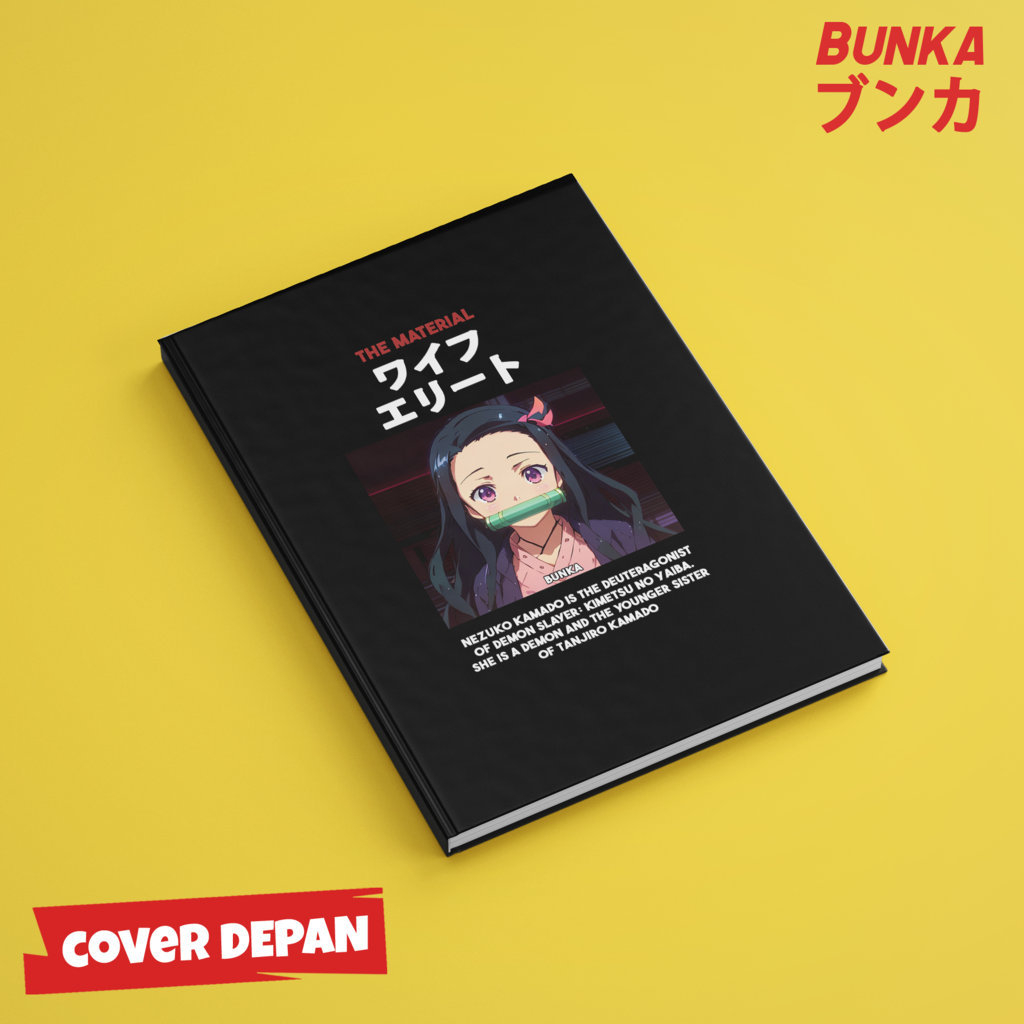 

Note Book The Material Nezuko Kamado Anime Kimetsu no Yaiba Hardcover A5 Buku Tulis Catatan Notes Agenda Planner Jurnal vintage buku catatan story book kado anniversary valentine cowok cewek murah