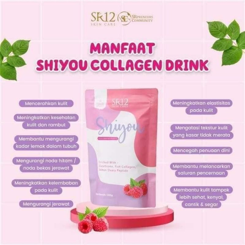 QEILA - SR12 Shiyou Herbal Collagen Drink | Minuman Pemutih Badan By SR12