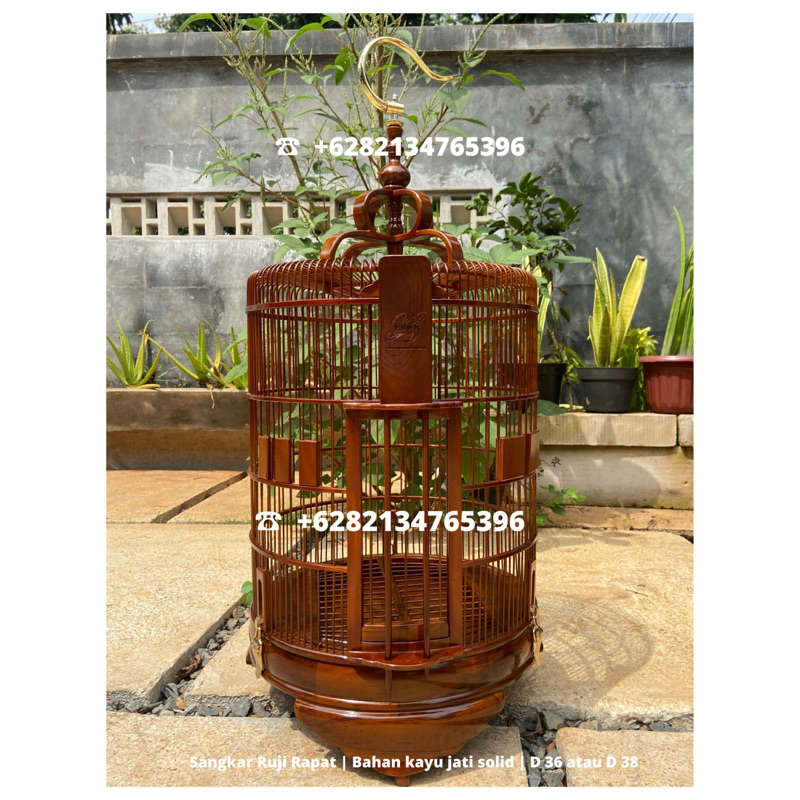 sangkar anis ruji rapat jati Tpk perhutani mewah berkualitas kombinasi ruji ros tanpa sambung produk