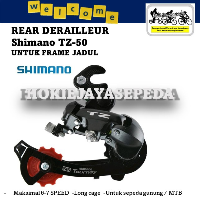 Shimano RD Rear Derailleur 6-7-8 speed untuk operan belakang sepeda model  jadul dengan kuping long 