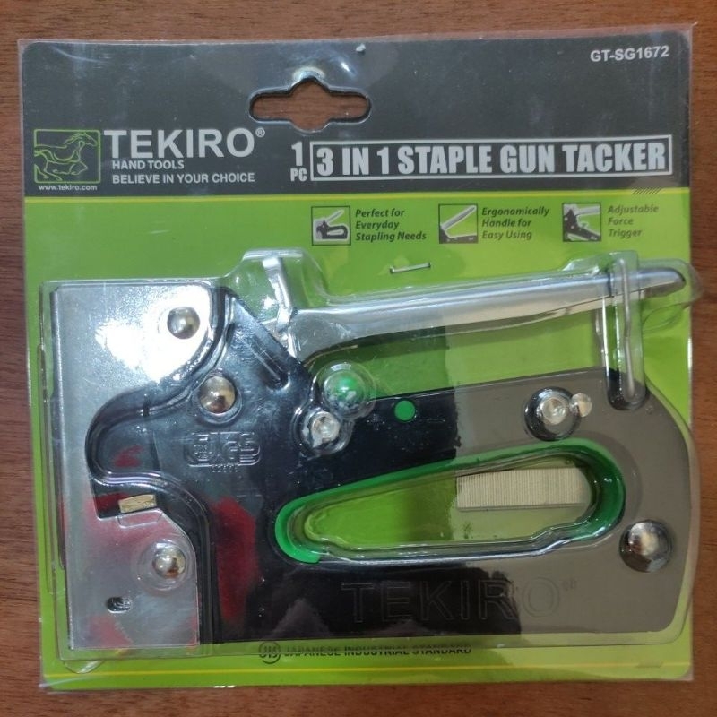 Staples tangan tekiro 3in1/ Staples jok tekiro 3in1/ Staples manual tekiro