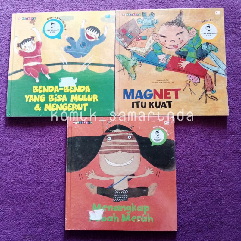 Buku Anak Langka Seri Ilmuwan Cilik Hard Cover- Magnet Itu Kuat
- Benda-Benda yang Bisa Mulur & Meng