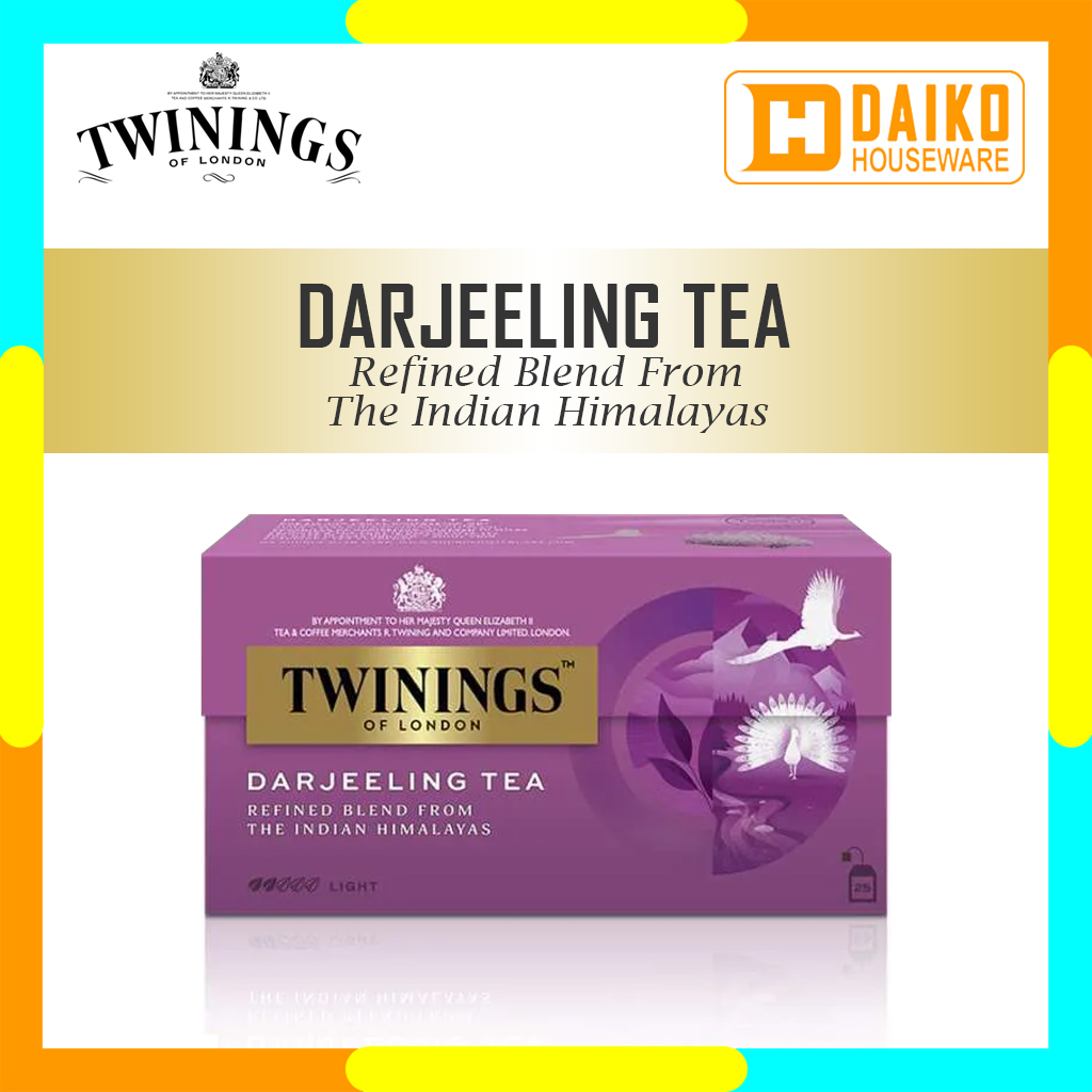 Teh Hitam Twinings Darjeeling Tea 25 x 2gr Teh Hitam Kantong Aroma Bergamot dan Citrus - Black Tea Bags