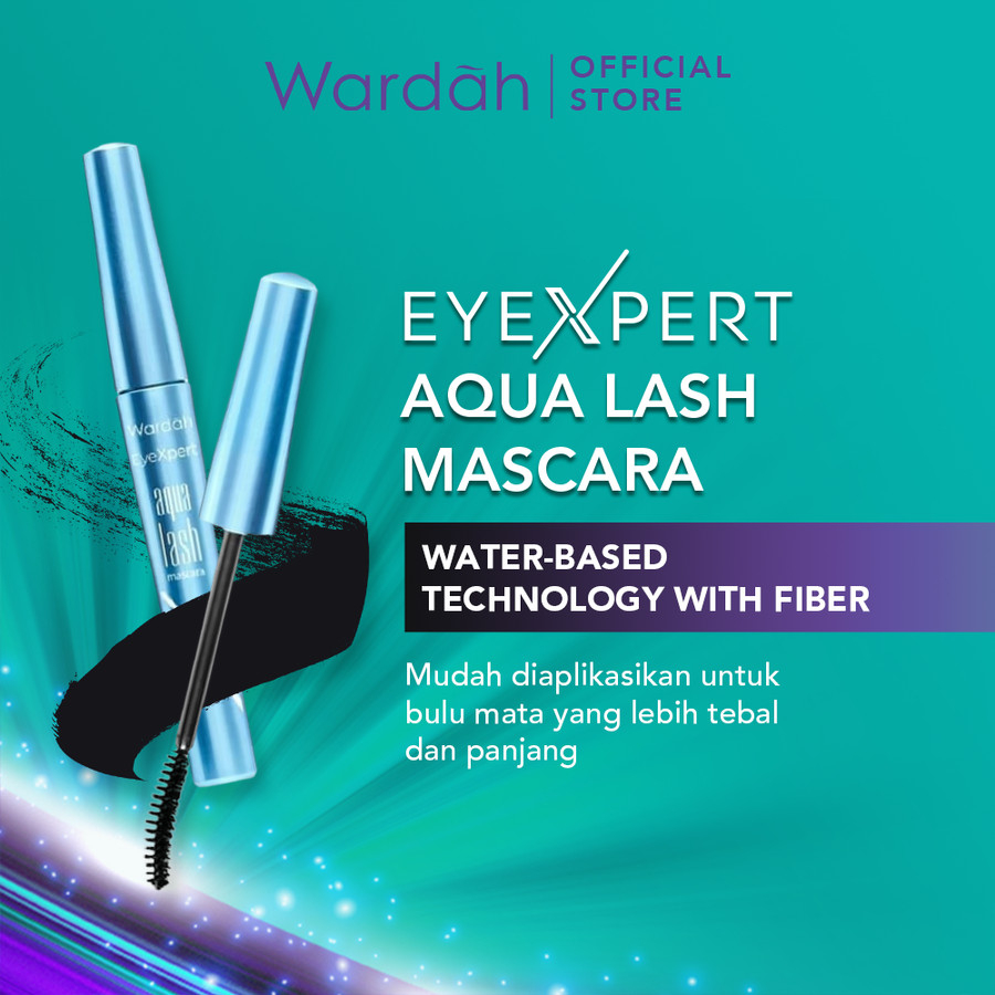 Wardah Eyexpert Aqua Lash Mascara 6g | Maskara