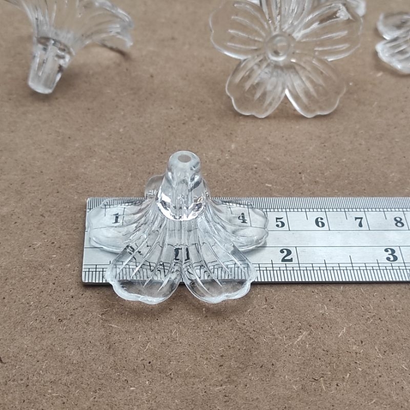 5pcs kelopak corong besar clear
