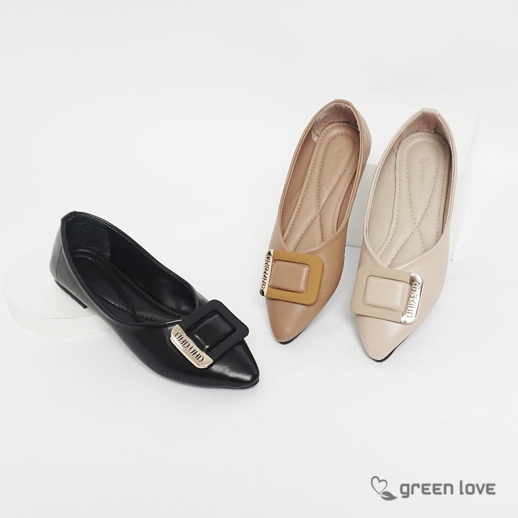 Green Love Sepatu Flat Wanita MELISSA