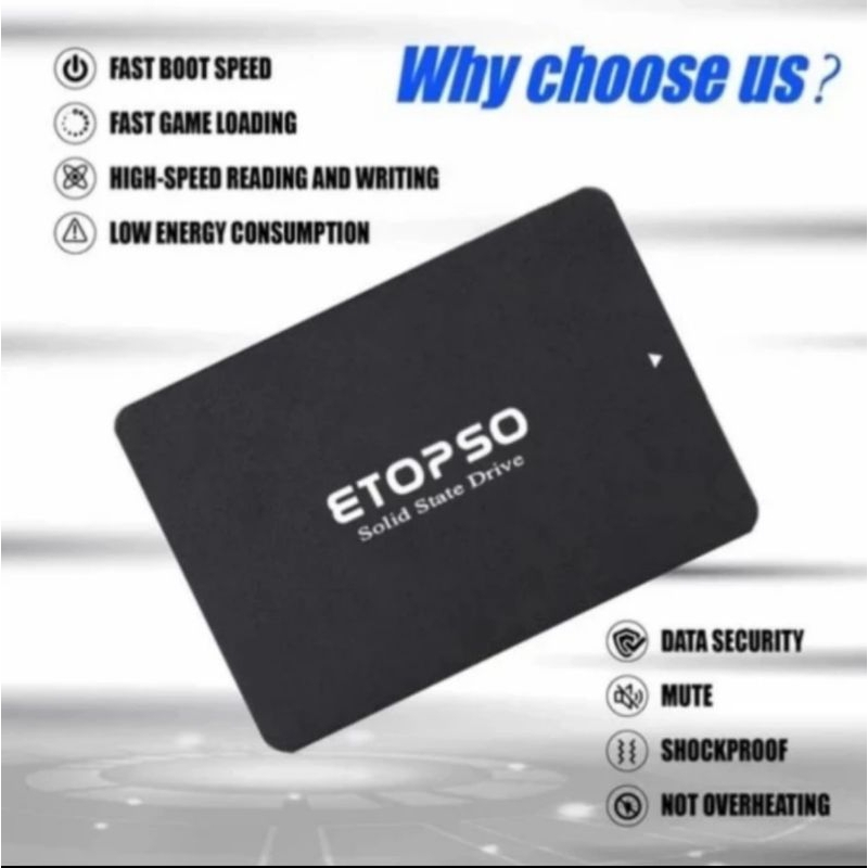 SSD etopso 128gb SATA garansi resmi 3 tahun