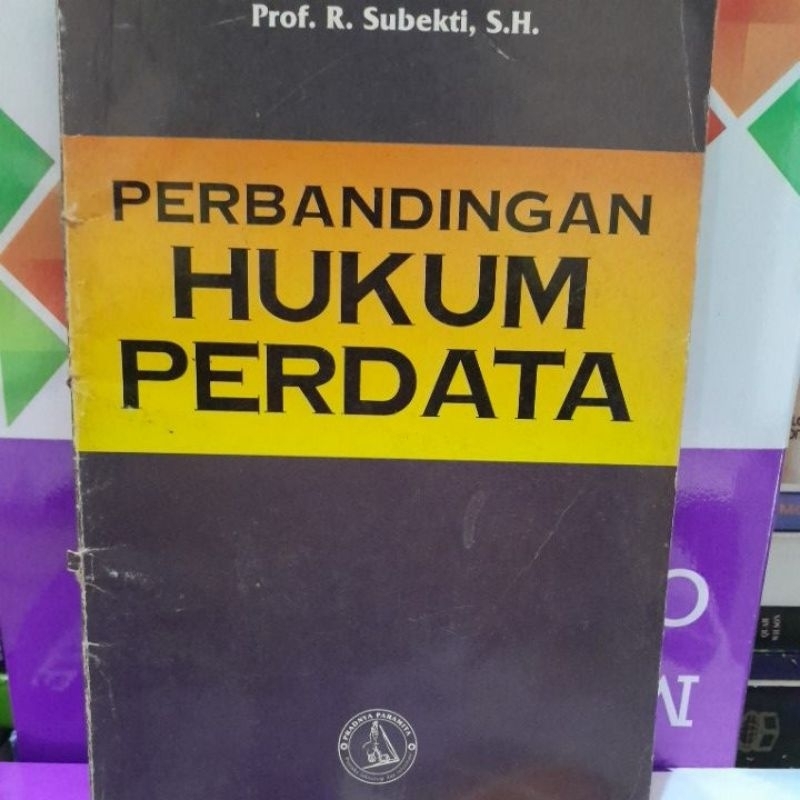 

perbandingan hukuk perdata subekti