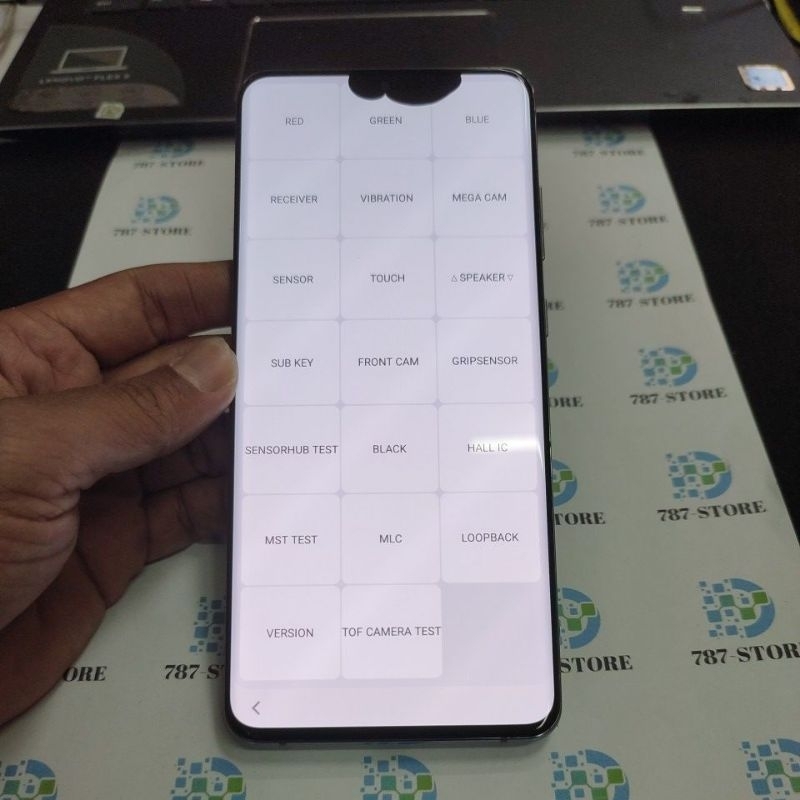 LCD FULLSET FRAME SAMSUNG S20 ULTRA G988 MINUS TOMPEL