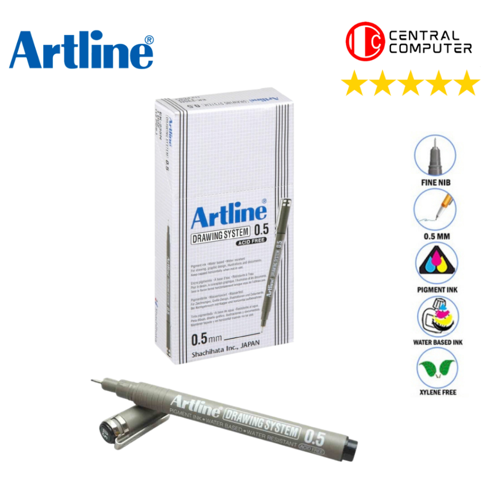 

Artline Drawing 0.5mm EK-235 Hitam - Lusinan