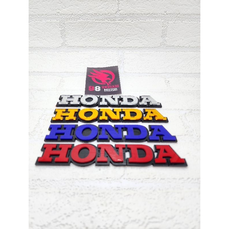 Emblem Akrilik Logo Honda - Emblem Logo Honda free double tape