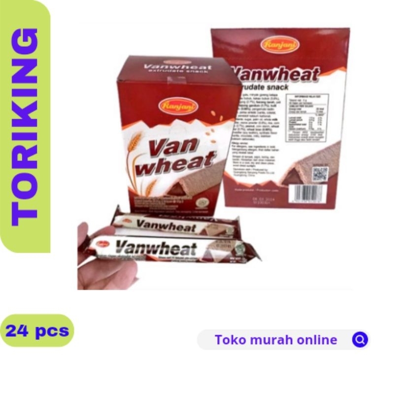 

Ranjani - Van Wheat Snack gandum Coklat (1 Box isi 24pcs )