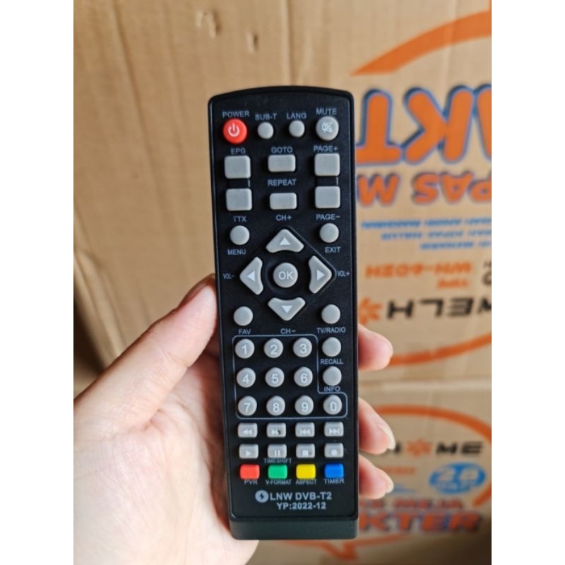 Remote Multi Set Top Box LNW DVB T2 Remot STB Multi Universal