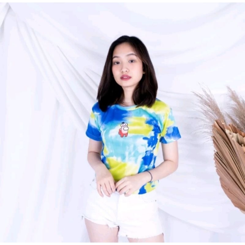 | Outfit By Dhiandra | TSHIRT CROP TIE DYE AMONG - KAOS CROP TIE DYE AMONG - KAOS CROP WANITA TIE DY