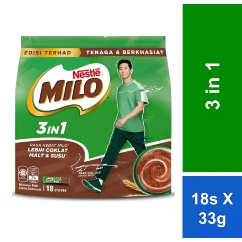 

Milo 3 in 1 Malaysia / Milo Sachet 14stik