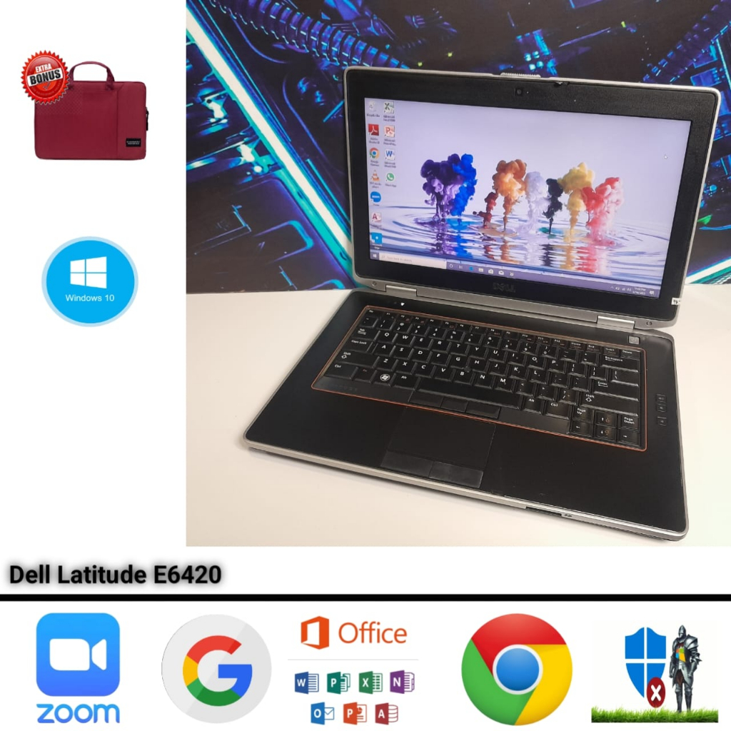 Laptop Dell Latitude E6420 Core i5 Gen 2 Ram 8GB SSD 256GB Windows 10 Siap Pakai