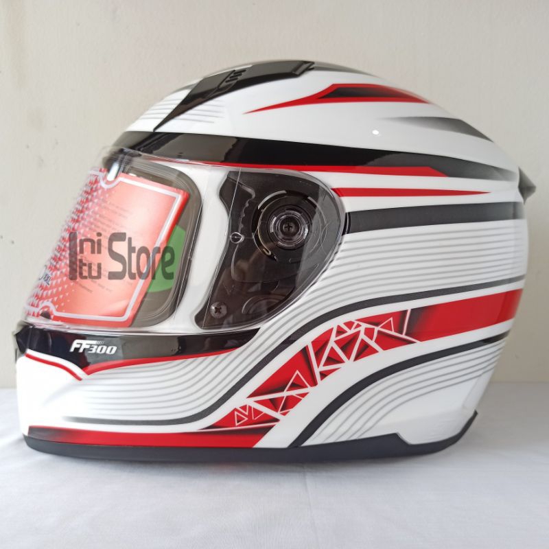 Helm RSV FF300 FF 300 Triangle White Full Face