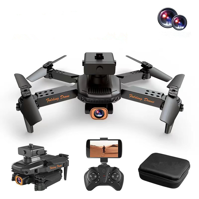 Kamera Drone Q13 Drone Penghindar Rintangan 360, Drone Mini Fotografi Udara 4K Hd dengan Kamera