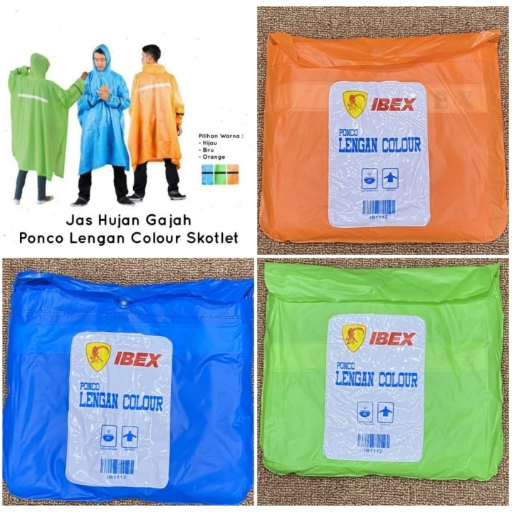 Jas hujan Ibex ponco
