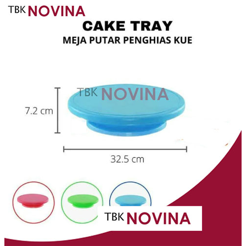 Rotary Cake Tray / Meja Putar Cake kue / Lazy Susan