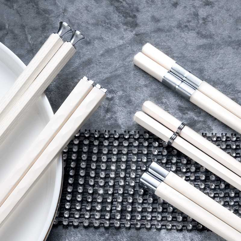 Sumpit Makan Japanese Chopstick 5 Pasang Sumpit Peralatan Makan Anti Slip Desain Unik Elegan Berkualitas