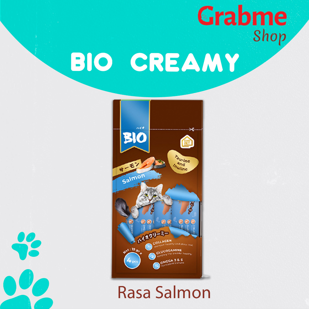 Snack Kucing Bio Creamy All Variant 15 gr