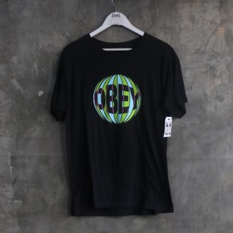 Endarfootwear - OBEY TEES GLOBE BLACK