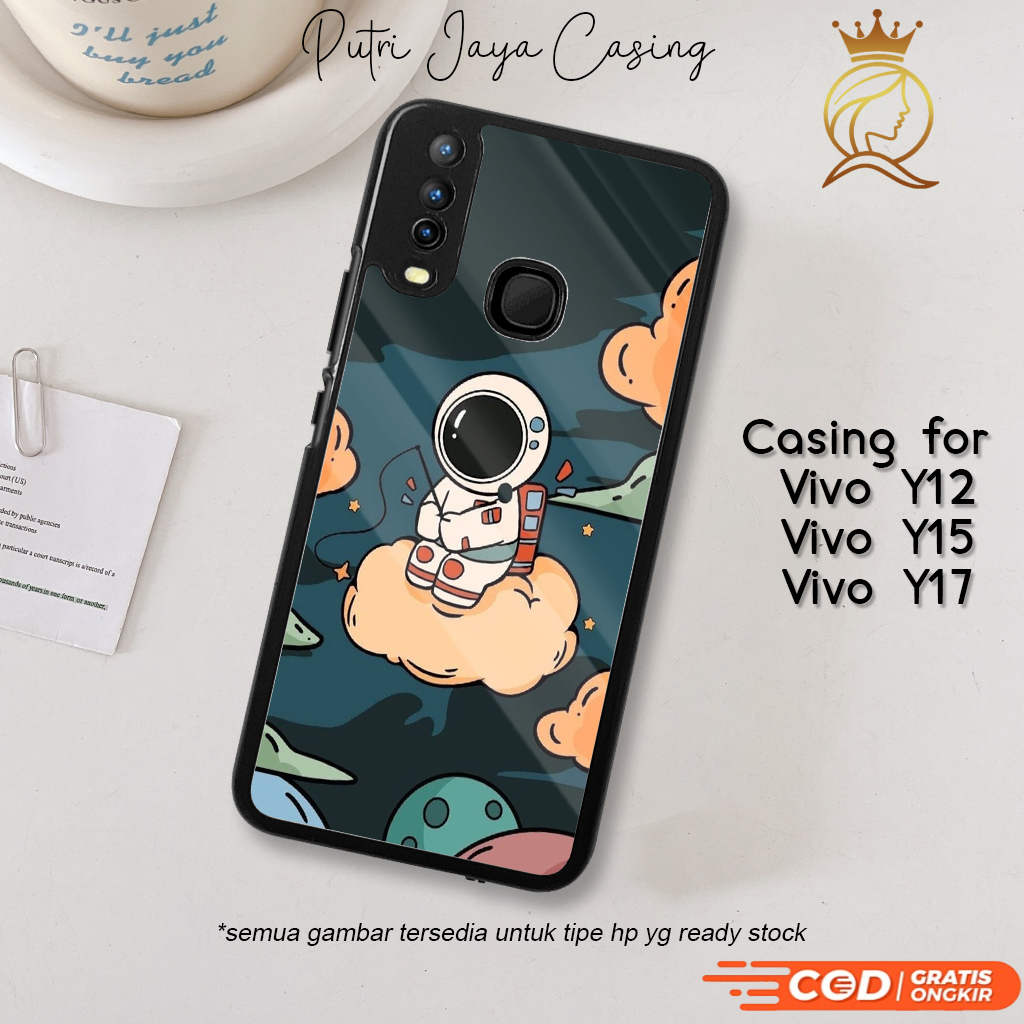 Case Hp Vivo Y12 Y15 Y17 Casing Vivo Y12 Y15 Y17 Motif ASTROCUTE Casing Terbaru Case Karakter Lucu C
