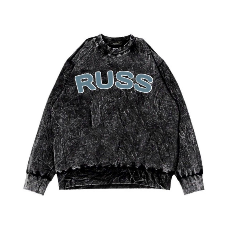 SWEATER RUSS CREWNECK EAST SYINDICATE FULLTAG&amp;FULLBORDIR ORIGINAL PREMIUM QUALITY