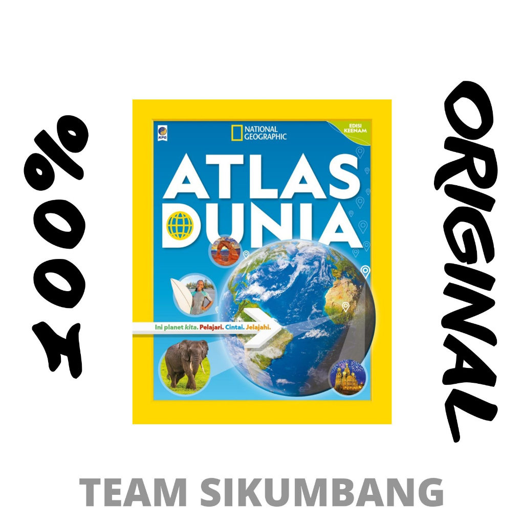 Buku National Geographic Atlas Dunia
