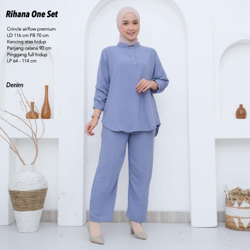 Setelan Airflow - RIHANA ONE SET //JF703