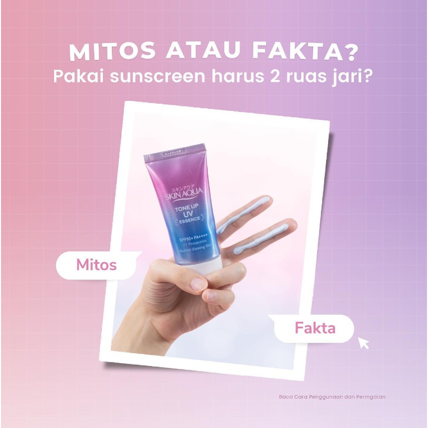 [BPOM] Skin Aqua Tone Up UV Essence 40 gr / PINK / Skin Aqua SunScreen / MY MOM
