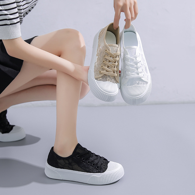 Sepatu Kasual Perempuan Terbaru Sneaker Tali Wanita Import Sepatu Cewek Cantik Korean Style SP-260