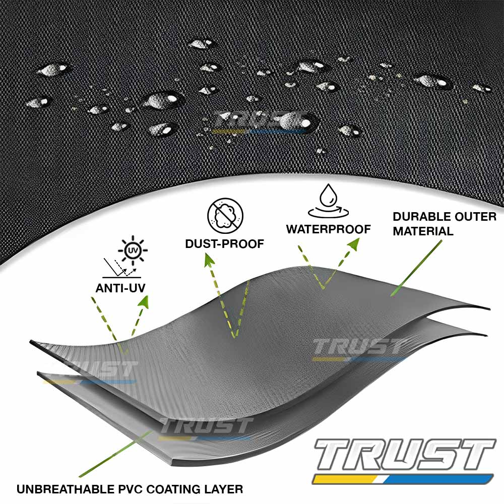 Sarung Jok Motor TRUST / Cover Jok Motor TRUST Murah anti air Waterproof Bahan TEBAL PREMIUM BEAT VARIO MIO RX KING SATRIA SONIC SCOOPY XRIDE AEROX SATRIA BEAT STREET NEX FINO