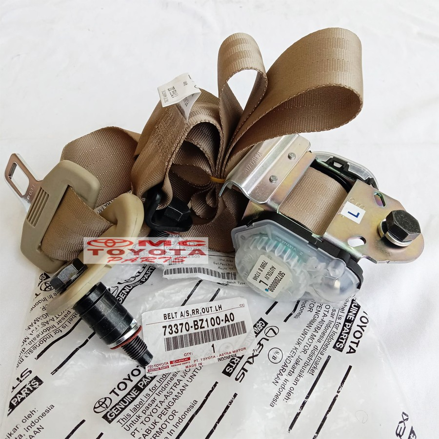Safety Belt /Seat Belt Belakang kiri Toyota Rush terios 73370-BZ100-A0
