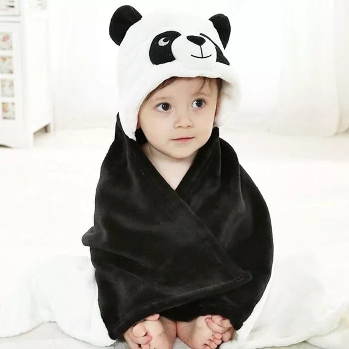 Selimut Bayi Topi Boneka Bulu Halus Lembut  Motif Lucu 8326
