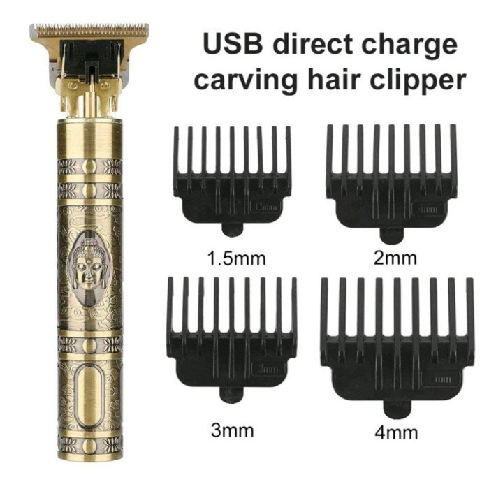 ALAT MESIN CUKUR NAGA RAMBUT KUMIS JENGGOT PORTABLE DRAGON HAIR CLIPPER USB VINTAGE