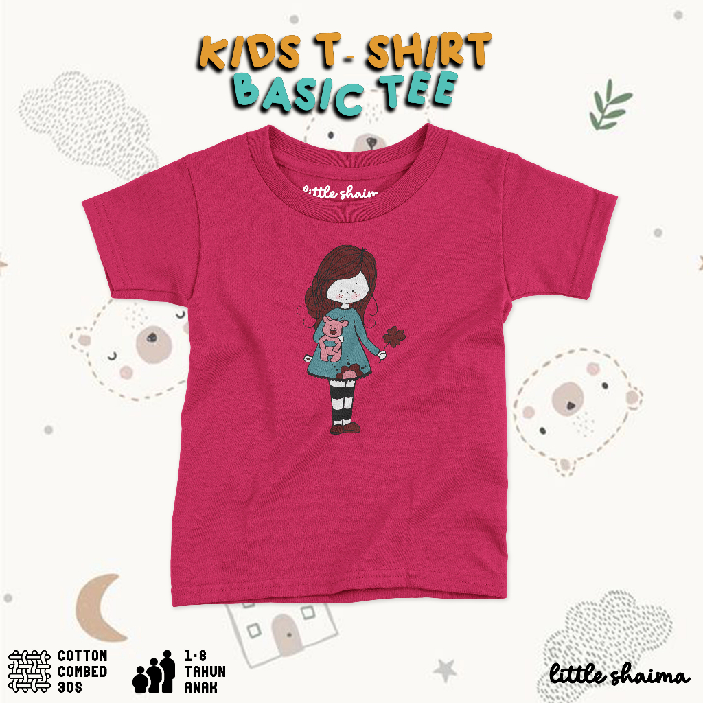 Little Shaima Kaos Distro Anak Cotton Combed 30s Premium