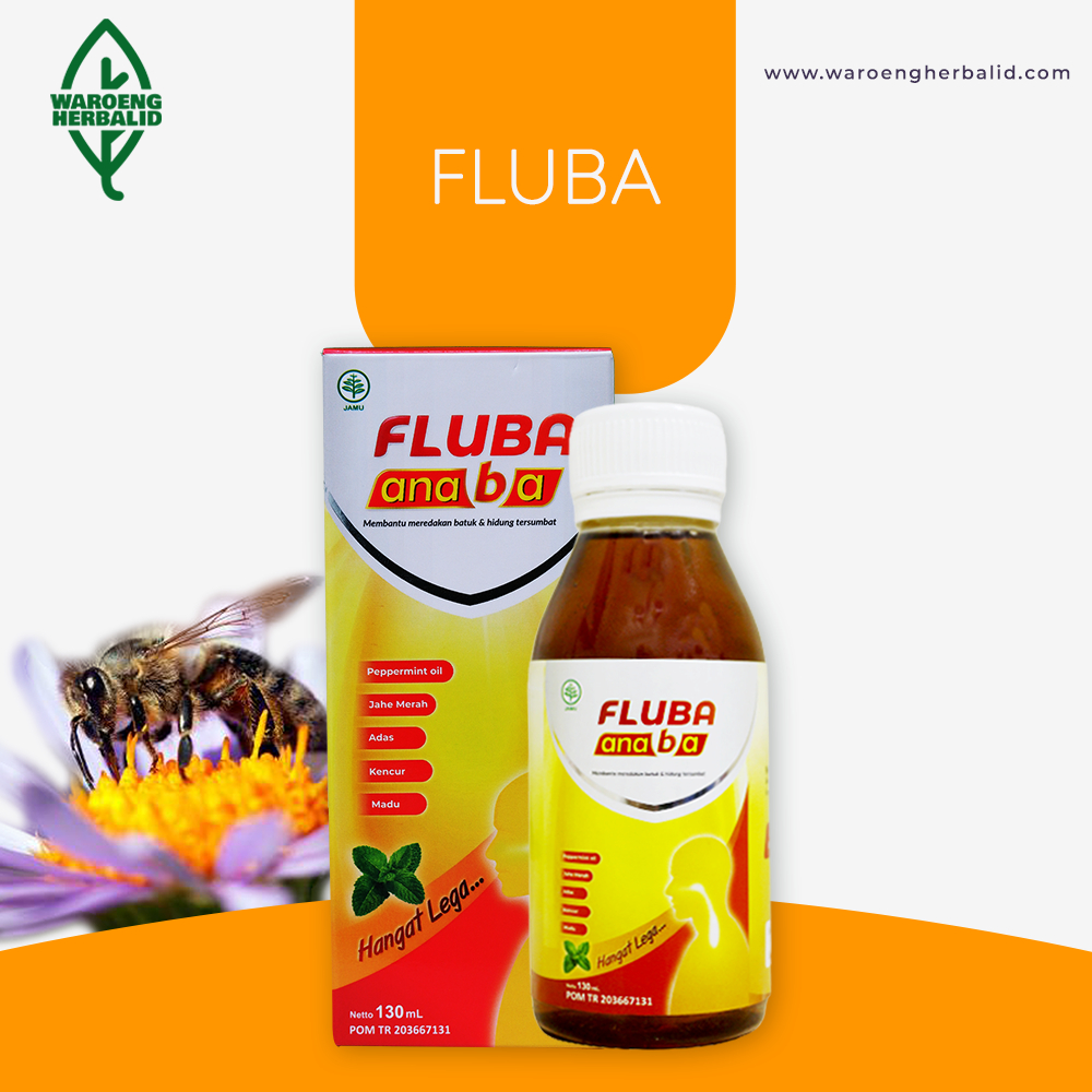 FLUBA ANABA Atasi Batuk & Flu Untuk Anak & Dewasa
