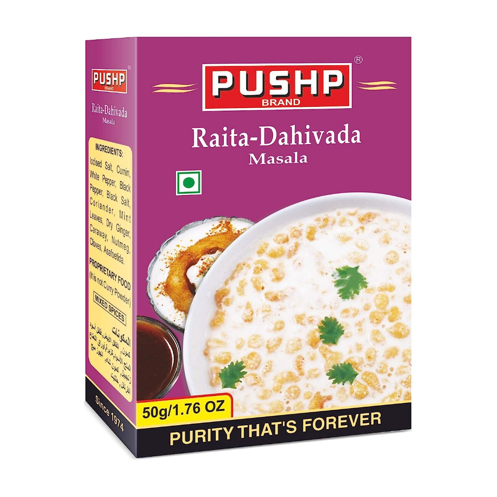 

RAITA DAHIVADA MASALA PUSHP 50G / Bumbu India
