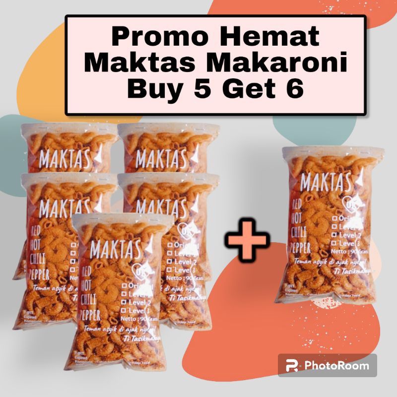 

PROMO MAKTAS MAKARONI BELI 5 DAPAT 6pcs