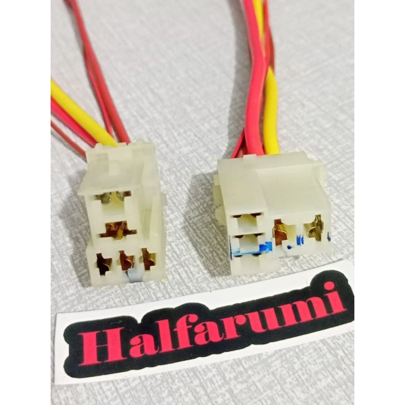 soket relay stater 5 kaki 12 v