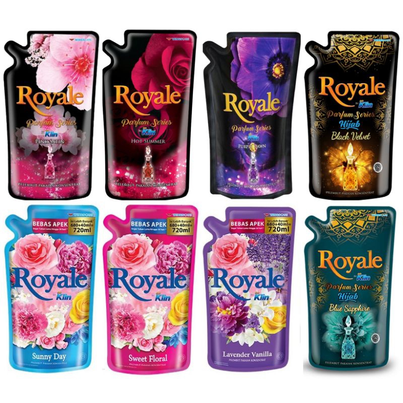Royale Parfum Series Hijab by so Klin Pelembut Pakaian pewangi aroma mewah