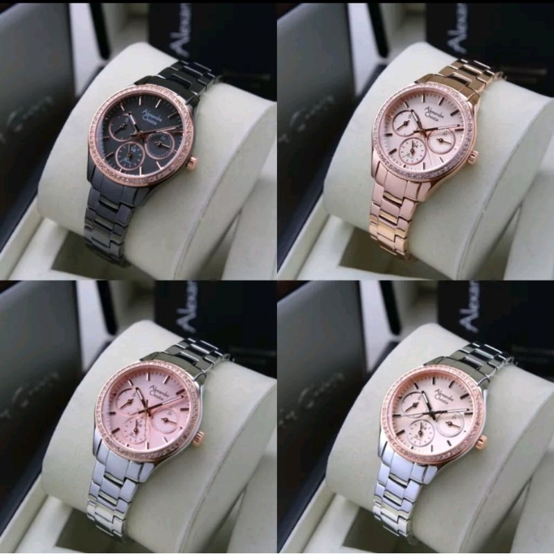 ORIGINAL JAM TANGAN WANITA ALEXANDRE CHRISTIE AC 2A66 / AC2A66 / 2A66 GARANSI RESMI 1 TAHUN