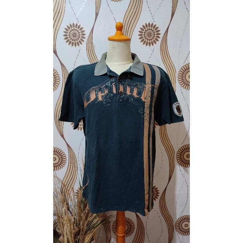 OCEAN PACIFIC - Baju Polo Sablon / Atasan Berkerah Pria Brand / Tshirt