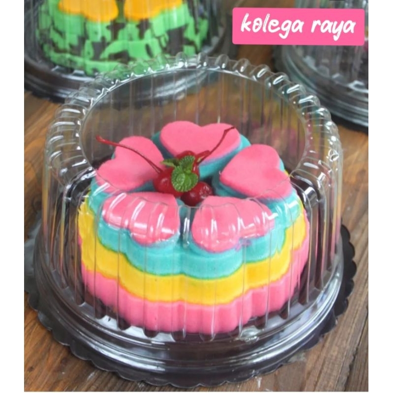 Mika Tumpeng Bulat Mika Tart 20cm CT20 Isi 10 PCS Tersedia Warna Putih dan Coklat