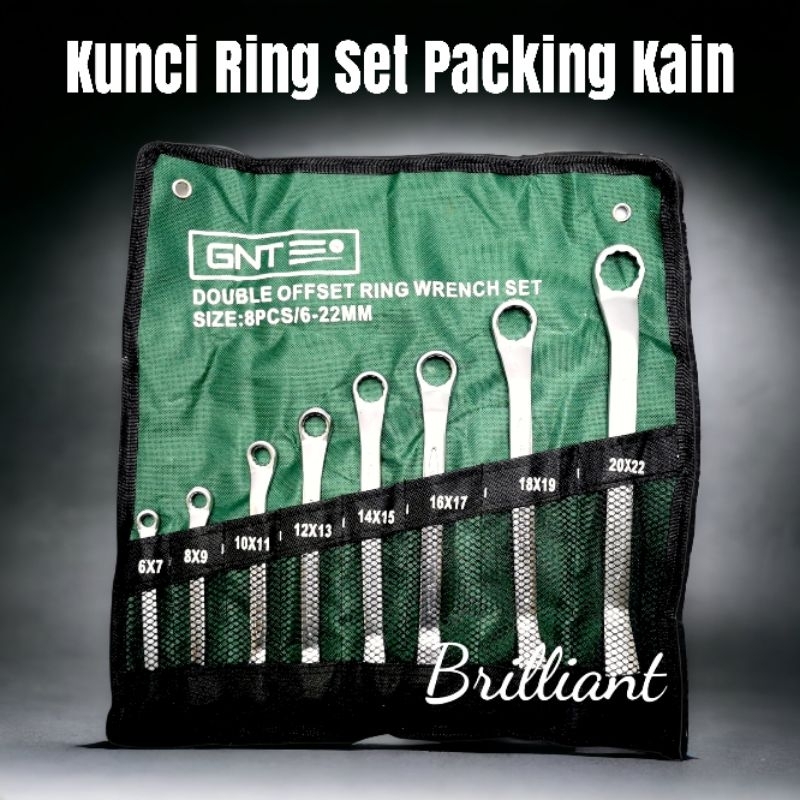 Kunci Set - Pas / Ring - Isi 8pc